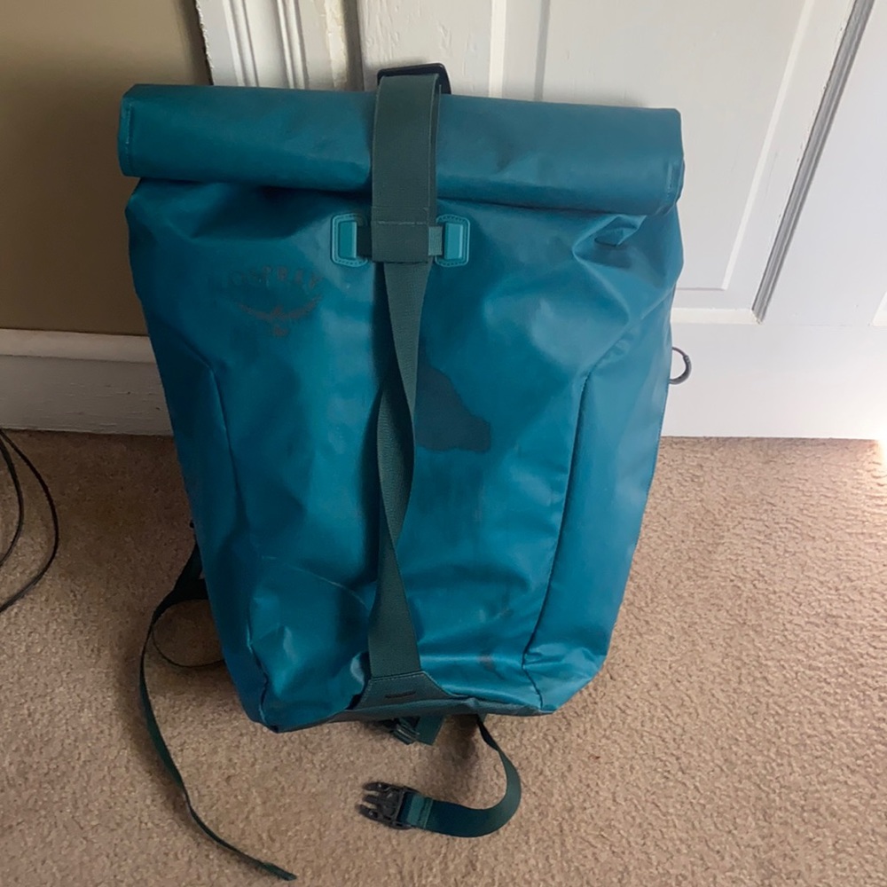Ospery blue travel bag